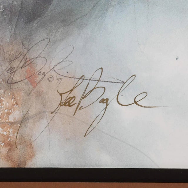Framed Signed "Gentle Spirit" Limited-Edition Lithograph by Lee Bogle For Sale - Image 4 of 10