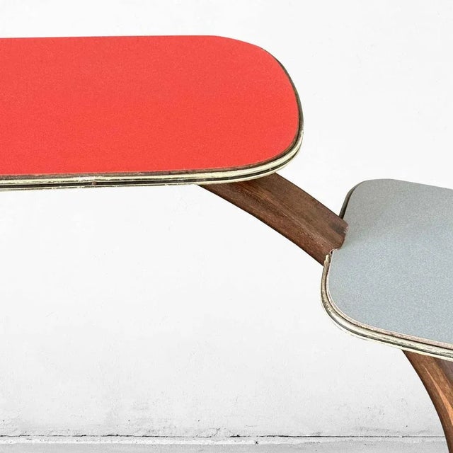 Large Mid-Century German Colorful Plant Stand or Flower Table, 1950s For Sale - Image 12 of 13