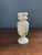 Late 19th Century Antique Victorian Bristol Opaline Vase With Hand Painted Heron 7” For Sale - Image 5 of 7