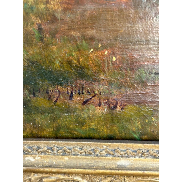 Brown Antique British Colonial Painting of an Indian Cavalry Officer. For Sale - Image 8 of 10