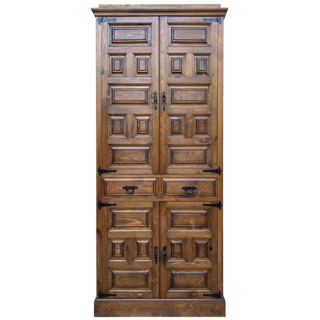 Late 19th Century Cupboard or Cabinet, Walnut, Castillian Influence, Spain, Restored For Sale - Image 15 of 18