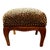 Wood 19th Century French Fruitwood Bench Upholstered in Scalamandré Cheetah Silk Velvet For Sale - Image 7 of 8