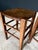Brown Vintage French Country Bistro Low Stools, 1930s, Set of 2 For Sale - Image 8 of 15