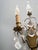 2000 - 2009 Bronze Wall Lamps with Crystal Trimmings, Set of 2 For Sale - Image 5 of 8