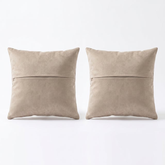Bohemian Turkish Kilim Pillow Cover 16'' X 16'' - Set of Two For Sale - Image 4 of 4