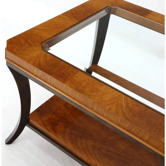 Henredon Six-Legged 2-Tier Coffee Table For Sale - Image 10 of 13