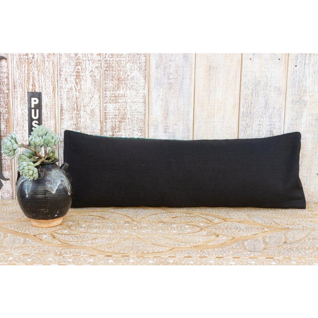 Early 21st Century Long Vintage Mayan Brocade Xpiayoc Pillow For Sale - Image 5 of 8