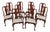 Set of 10 Henkel Harris Cherry Queen Anne Dining Room Chairs For Sale
