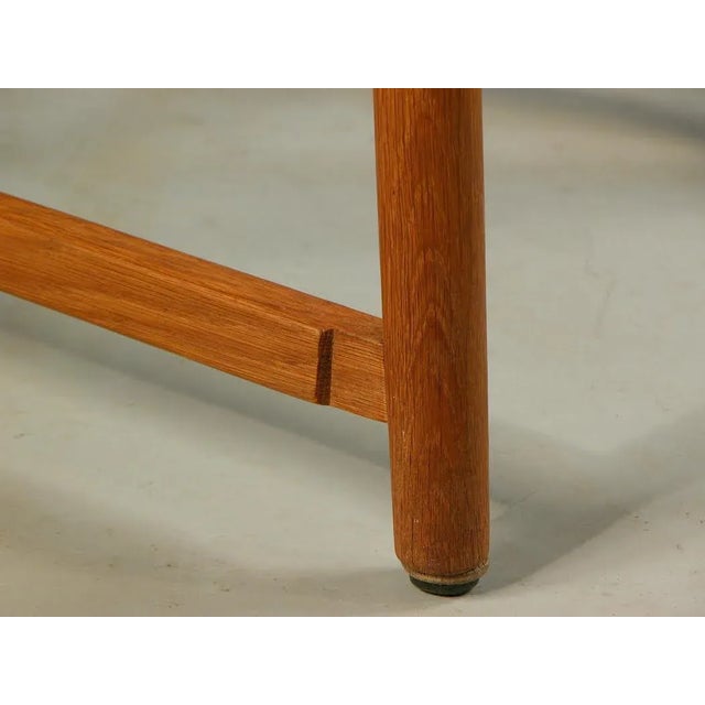 Wood Fully Restored Vintage Danish Dining Chair of Aarhus City Hall by H. J. Wegner for Plan Møbler, 1940s For Sale - Image 7 of 10