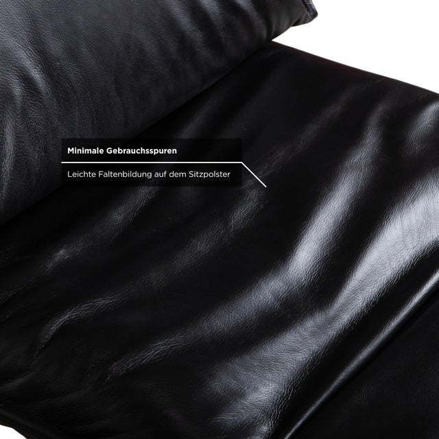 Free Motion Edit 2 Leather Armchair in Black with Electric Reclining Function from Koinor For Sale - Image 9 of 16