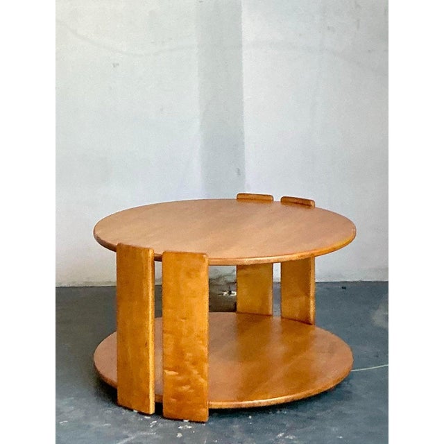 A fantastic example of American Mid-Century Modern design, this sculptural coffee table by the renowned Conant Ball...
