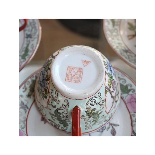 Tea Service from Macau Manufactory, 1960s, Set of 12 For Sale - Image 9 of 11