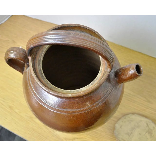 Vintage French Stoneware Pot For Sale In New York - Image 6 of 9