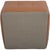 Ottoman in Cognac Anilin Leather For Sale - Image 5 of 6