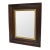 Large Modernist Oak Gilt Mirror France circa 1940 For Sale