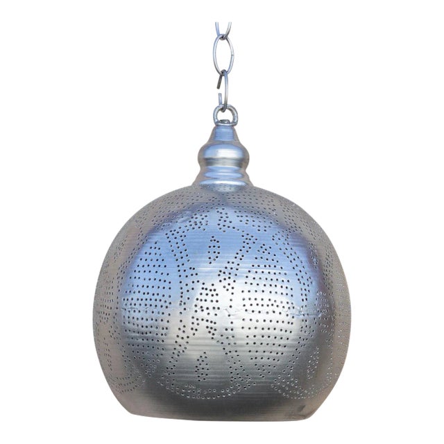 Arabesque Moorish Sphere Pendant Lantern For Sale
