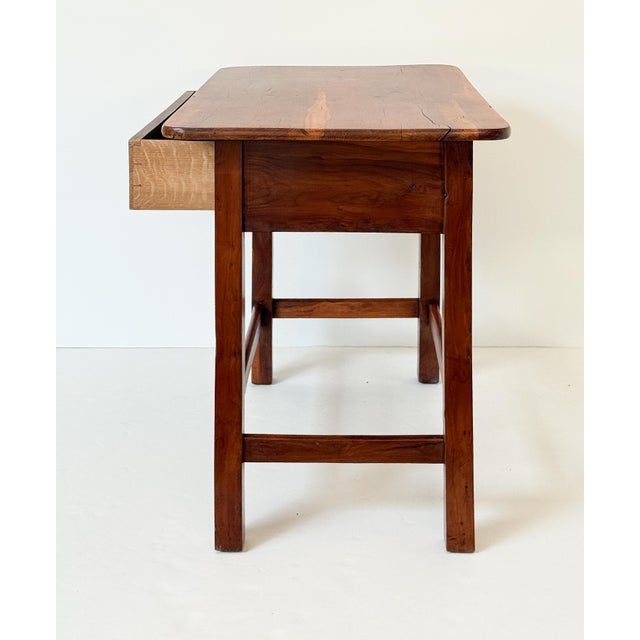 French Side or End Table of Patinated Cherry With Drawer For Sale In Austin - Image 6 of 16
