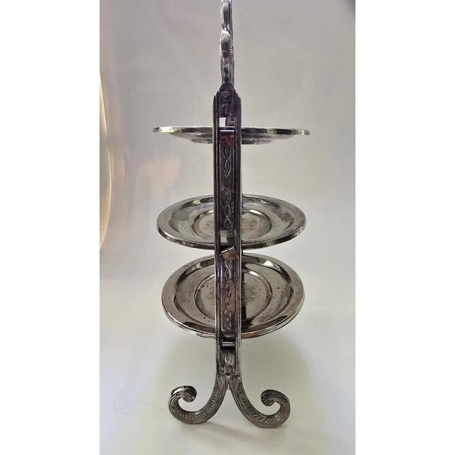 1930s Edwardian Style Mini Patisserie Stand For Sale - Image 10 of 12