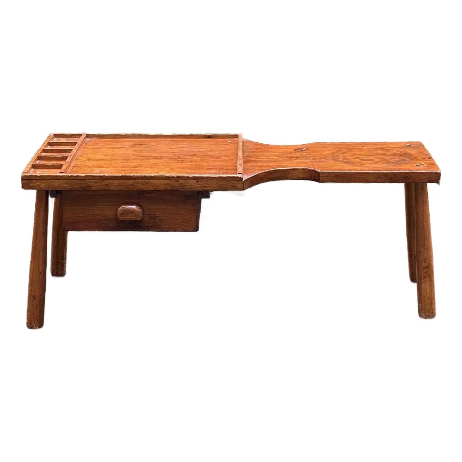 Late 19th Century Rustic Pine Cobblers Bench / Coffee Table | Chairish