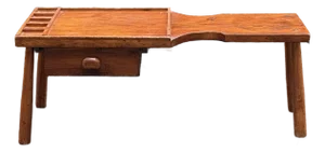Late 19th Century Rustic Pine Cobblers Bench / Coffee Table