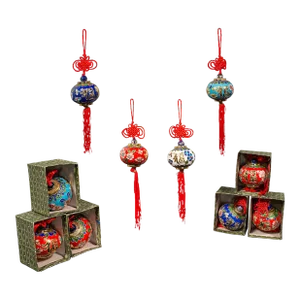 1970s Set of 10 Vintage Festival Lanterns