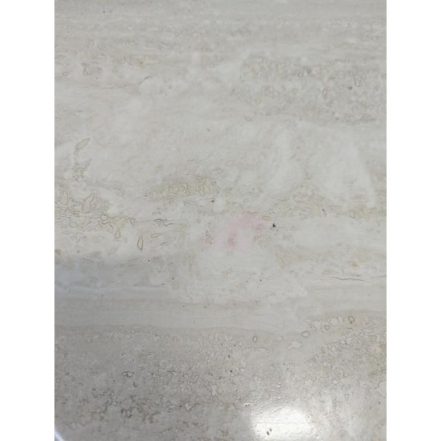 1970s Italian Travertine Coffee Table, 1980s For Sale - Image 5 of 6