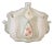 1940s "Gear" Italian Ceramic Covered Vegetable Bowl For Sale