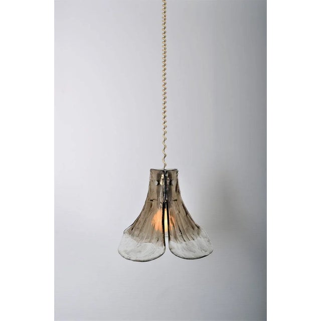 Kalmar Vintage Murano Glass Flower Lamp from Kalmar Franken For Sale - Image 4 of 11