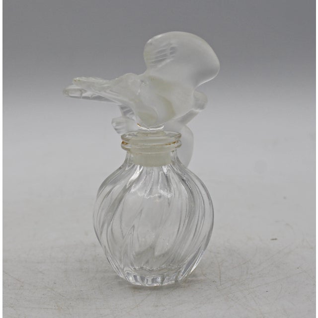 Mid-Century Modern Circa 1950-1960s Love Birds Glass Perfume Bottle by Lalique For Sale - Image 3 of 8