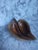 Hand Carved Iroko Wood Partitioned Leaf Bowl For Sale In San Francisco - Image 6 of 11