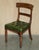 Four Fine Antique Victorian Green Leather Hardwood Chesterfield Dining Chairs 4, 1880, Set of 4 For Sale - Image 13 of 18