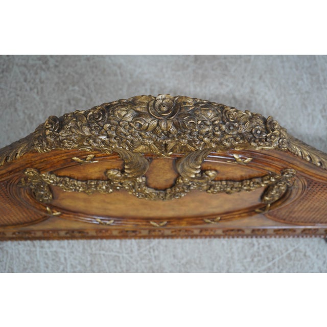 Maitland Smith King Size French Style Cane Bed For Sale In Philadelphia - Image 6 of 18