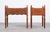 Brutalist Oak Nightstands attributed to Henning Kjærnulf, 1970s, Set of 2 For Sale - Image 6 of 9