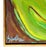 Sudha Punshi (Indian, 20th/21st C.), “Quest”, Oil On Canvas, abstract painting of figure near tree, part of a group of...
