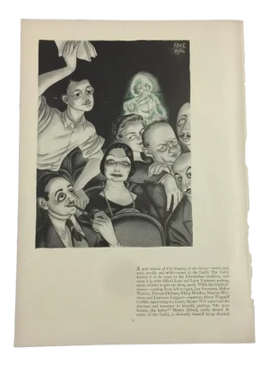 1935 Abner Dean Cartoon