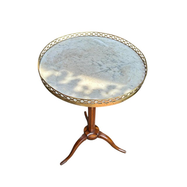 French Louis XVI Télescopique Et Acajou Tilt-Top Gueridon For Sale - Image 3 of 9