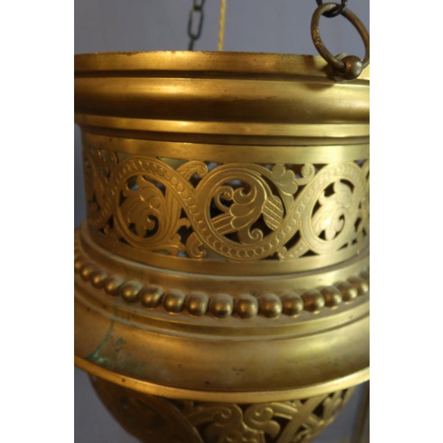Large Bronze Lanterns, 19th Century, Set of 2 For Sale - Image 5 of 14