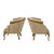 Pair of Barrel Back Louis XV Style Mohair Bergeres For Sale - Image 4 of 5
