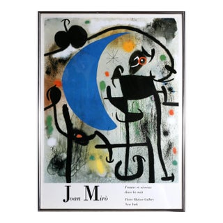 Femme Et Oiseux Dans La Nuit, Joan Miro For Sale