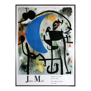 Femme Et Oiseux Dans La Nuit, Joan Miro