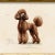 Illustration Reproduction Art Print of Vintage "World of Dogs" Illustration (Brown Poodle), Framed For Sale - Image 3 of 4