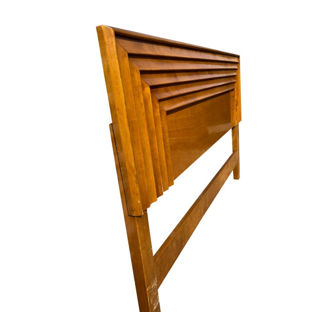 1960s Vintage Edmond Spence Swedish Full Headboard in Mid Century Modern Style For Sale - Image 5 of 5