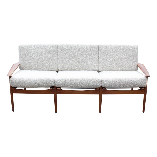 Arne Vodder 1960s Glostrup Møbelfabrik Teak Sofa For Sale