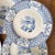 Antique Blue & White Transferware Bread Plates by Wood & Sons Made in England "Yuan" Pattern - Set of 8 For Sale In Sacramento - Image 6 of 9
