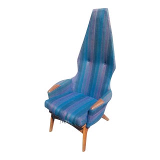 1960s Vintage Adrian Pearsall Hexagonal Chair For Sale