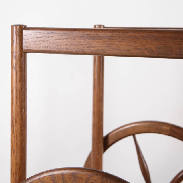 Wooden Serving Cart in Oak, 1970s For Sale - Image 13 of 15
