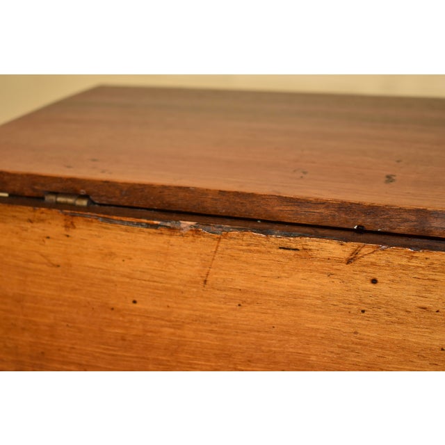 Walnut Dropleaf Table From England, Circa 1900 For Sale - Image 11 of 11