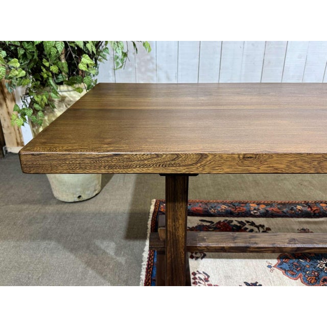 Elm Monastery Table, 1970s For Sale - Image 10 of 18