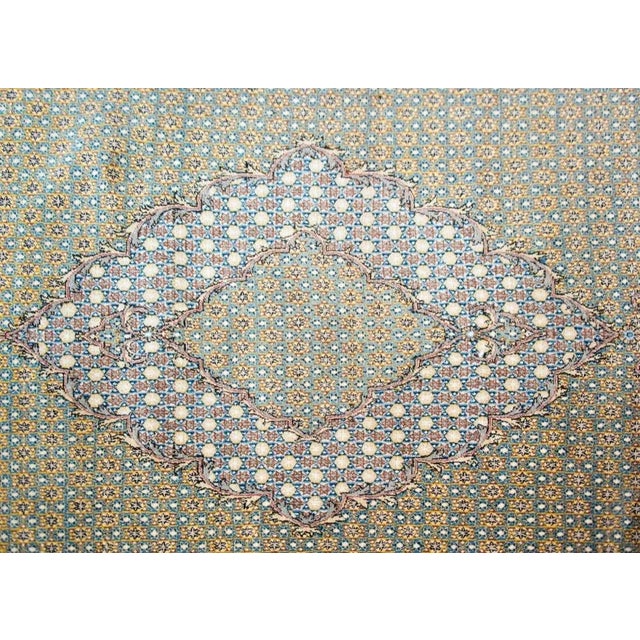 Vintage Persian Qum Rug For Sale - Image 11 of 12