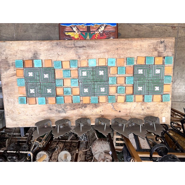 1910 Grubey Faience Co. Surround/ Backsplash Tiles - 70 Piece Set For Sale - Image 10 of 12